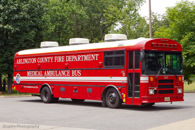 Arlington County Fire Department Mobile Ambulance Bus MAB